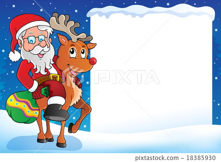 Christmas topic frame 9 Christmas topic frame 9 18385930