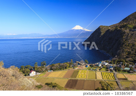Suruga Bay and Mt. Fuji from Ida 18386567