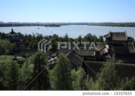 世界遺產北京頤和園昆明湖 18387683