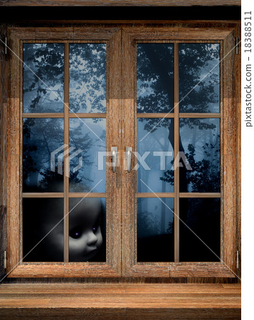 Doll ghost in misty forest Doll ghost in misty forest 18388511