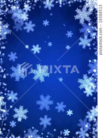 Christmas blue background with snowflakes Christmas blue background with snowflakes 18388513