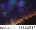 用電線的風景 18388547
