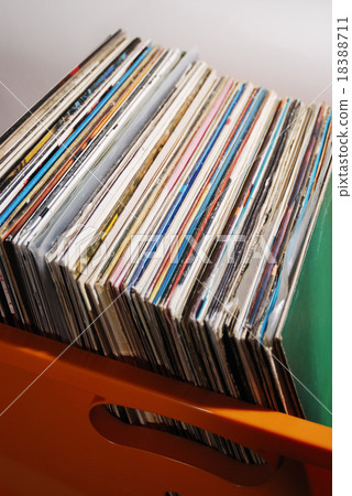 lot of records in sleeves 18388711