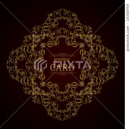 Vintage greeting cards in Victorian style. 18388959