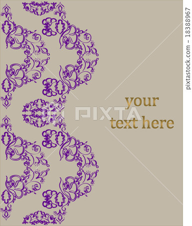 Vintage greeting cards in Victorian style. 18388967