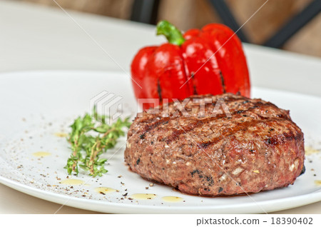beef steak at plate beef steak at plate 18390402