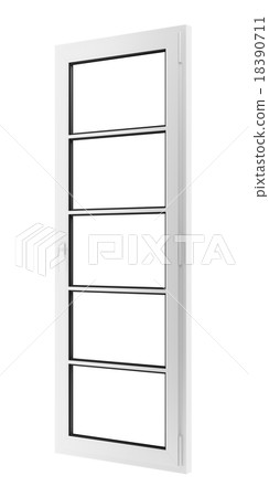 window isolated on white background - Stock Illustration [18390711] - PIXTA
