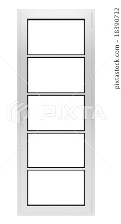 window isolated on white background - Stock Illustration [18390712] - PIXTA