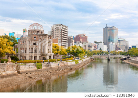 View on the atomic bomb dome in Hiroshima Japan 18391046