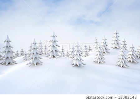 Winter forest 18392148
