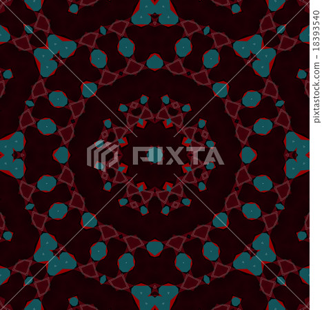 Colorful kaleidoscope pattern, abstract design 18393540