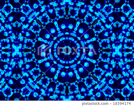 Light blue kaleidoscope background Light blue kaleidoscope background 18394174