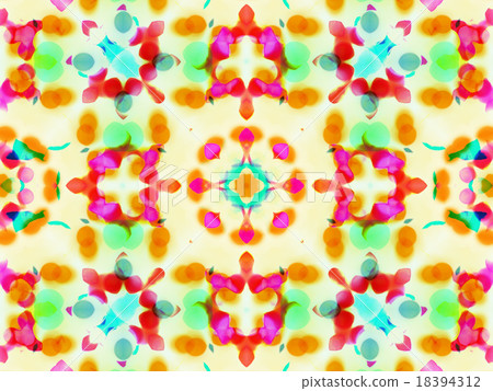 abstract colorful seamless pattern kaleidoscope - Stock Illustration ...