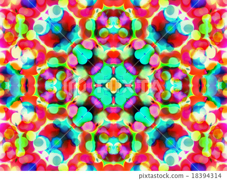 abstract colorful seamless pattern kaleidoscope - Stock Illustration ...