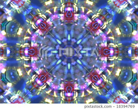 abstract colorful seamless pattern kaleidoscope - Stock Illustration ...