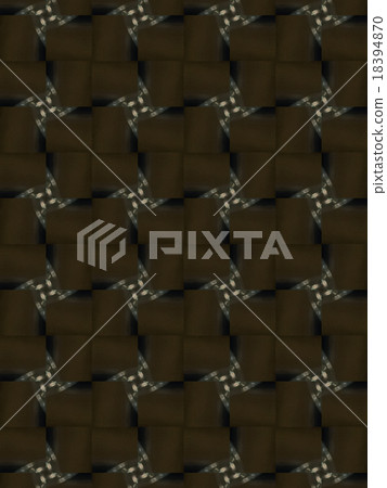 Brown Ethnic pattern. Abstract kaleidoscope 18394870