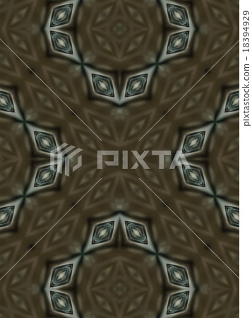 Brown Ethnic pattern. Abstract kaleidoscope Brown Ethnic pattern. Abstract kaleidoscope 18394929