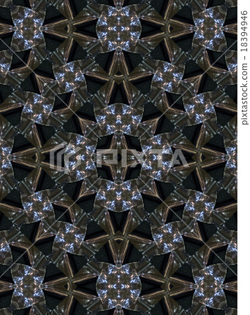 Brown Ethnic pattern. Abstract kaleidoscope Brown Ethnic pattern. Abstract kaleidoscope 18394946