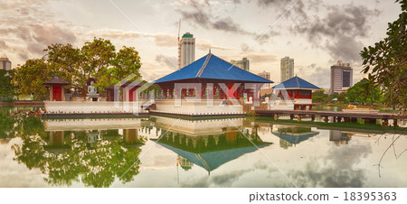 Seema Malaka temple. Panorama 18395363