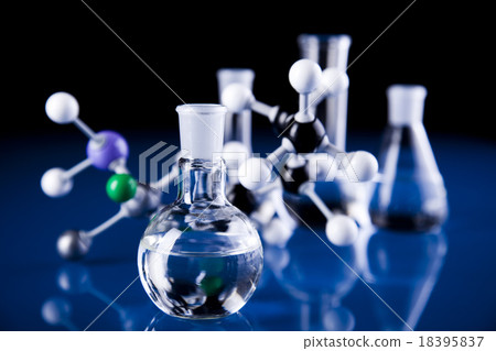 Chemistry on background, bright modern chemical Chemistry on background, bright modern chemical 18395837