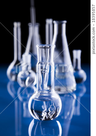Chemistry on background, bright modern chemical 18395857