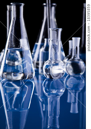 Chemistry on background, bright modern chemical  18395859
