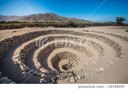 Cantalloc Aqueduct near Nazca, Peru 18396997