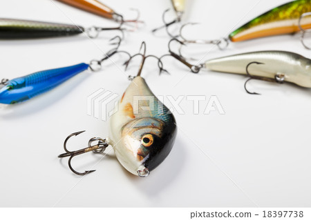 Collection of fly fishing, saturated natural tone Collection of fly fishing, saturated natural tone 18397738