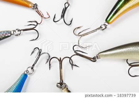Collection of fly fishing, saturated natural tone Collection of fly fishing, saturated natural tone 18397739