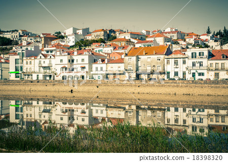 View of city Alcacer do Sal near the river Sado View of city Alcacer do Sal near the river Sado 18398320