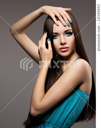 Fashion Makeup Woman Beautiful Nails Face Fashion Makeup Woman Beautiful Nails Face 18399943