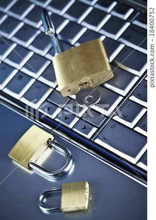 Computer Security conception, modern network  18400752