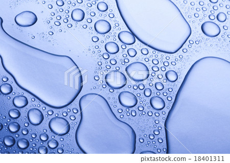 Water drop texture, fresh blue theme Water drop texture, fresh blue theme 18401311