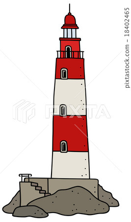 Old red stone lighthouse Old red stone lighthouse 18402465