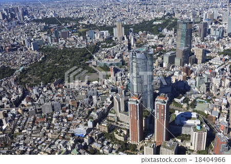 Over the Roppongi area Over the Roppongi area 18404966