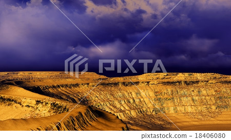 Volcanic landscape panorama Volcanic landscape panorama 18406080