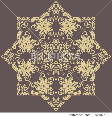 Oriental Abstract Vector Pattern 18407408