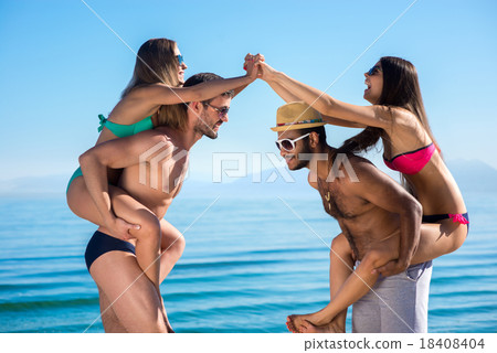In love couple on vacation. In love couple on vacation. 18408404