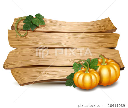 Thanksgiving card with pumpkins Thanksgiving card with pumpkins 18411089