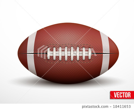 American Football ball isolated American Football ball isolated 18411653