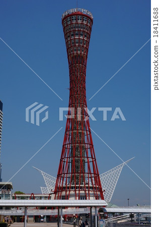 神戶“港口塔”的象徵 18411688