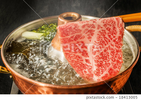 豪華和牛涮涮鍋和私人鍋涮涮鍋日本料理 18413005