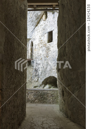 Predjama Castle interior. Postojna Cave, Slovenia. Predjama Castle interior. Postojna Cave, Slovenia. 18414238