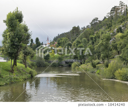Pivka River in Postojna, Slovenia. Pivka River in Postojna, Slovenia. 18414240