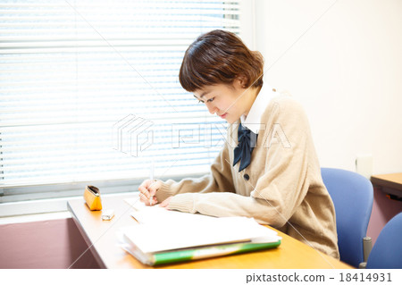 high school student, high-school student, female 18414931