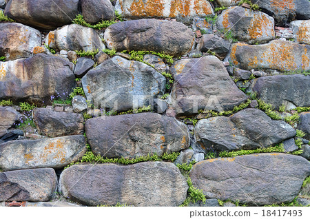 The wall background of large boulders The wall background of large boulders 18417493