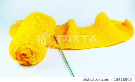 knitting wool and needle knitting wool and needle 18418960