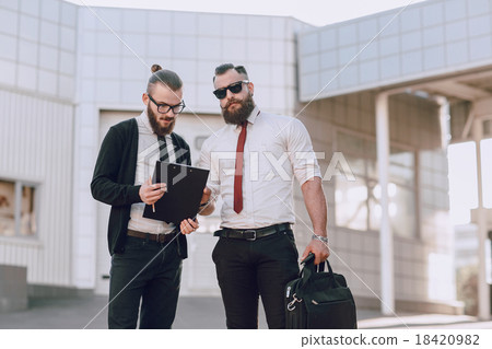 business man outside 18420982