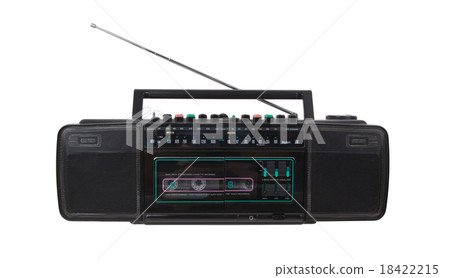 Vintage radio cassette recorder 18422215