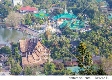 view of Wat Chong Klang , Mae Hong Son, Thailand view of Wat Chong Klang , Mae Hong Son, Thailand 18426510